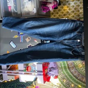 American Eagle dark blue Mom Jeans